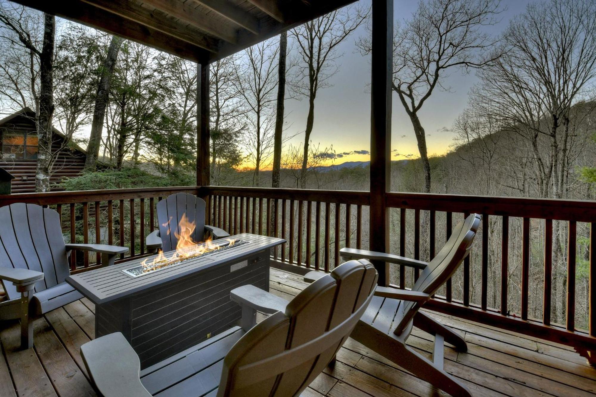 Talking Leaves Hot Tub Firepit And Comfy King Beds Villa Ellijay Exterior photo
